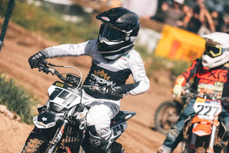 Crown-MX-Fahrer im Rennen beim ADAC NMX-Cup in Elstorf