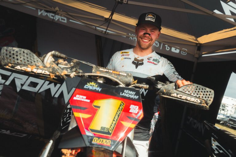 Kenny Landgraf mit seiner Meister-Startnummer 2026 (DJFM Amateure)